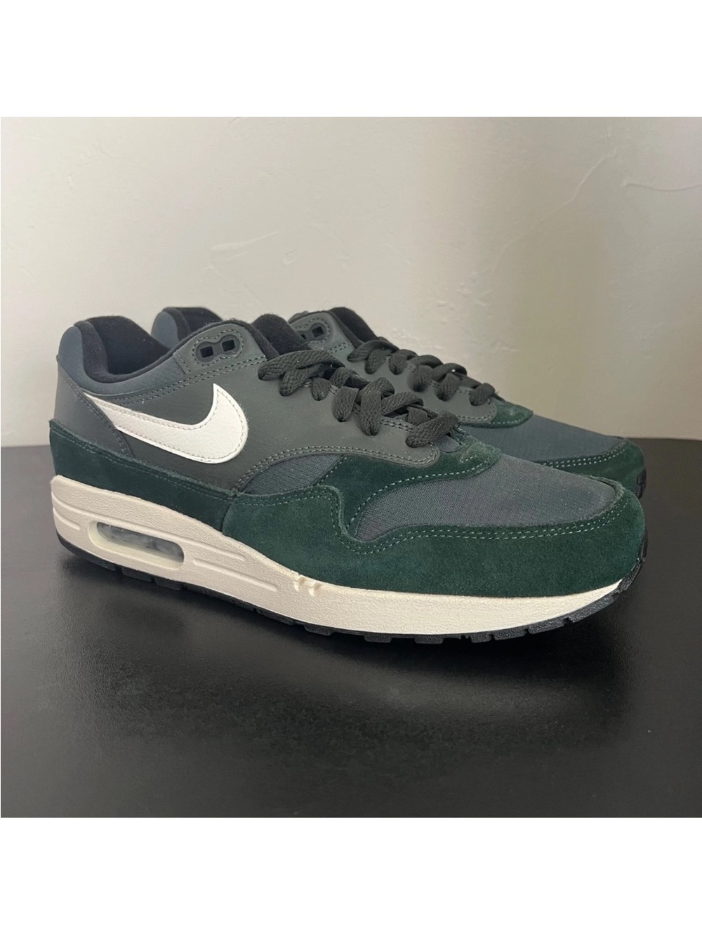 Nike Men's Nike Air Max 1 in the Outdoor Green colorwar